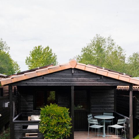 Bungalow 4 personen - Bungalow Basic Family Litera (stapelbed)