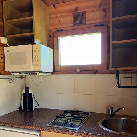 Bungalow 4 personen - Bungalow Basic Family Litera (stapelbed)