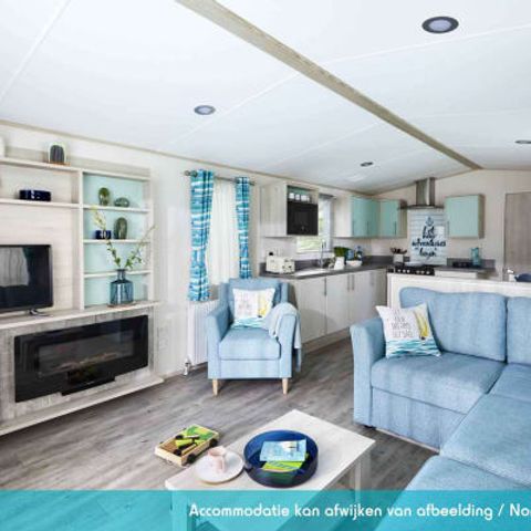 Stacaravan 4 personen - Chalet groot 2 slaapkamers met terras (4 personen)