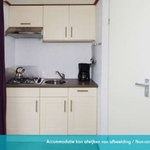 Stacaravan 4 personen - Stacaravan Esprit 2 slaapkamers terras (4 slaapplaatsen)