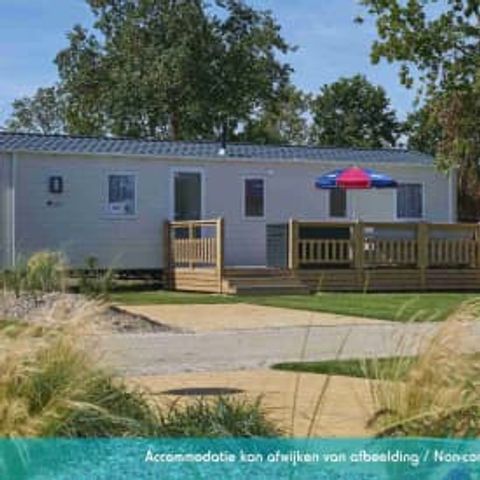 Stacaravan 6 personen - Chalet groot 3 slaapkamers met terras (6 personen)