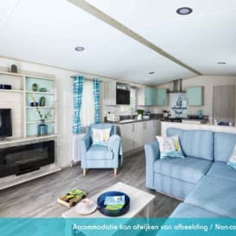 Stacaravan 6 personen - Chalet groot 3 slaapkamers met terras (6 personen)
