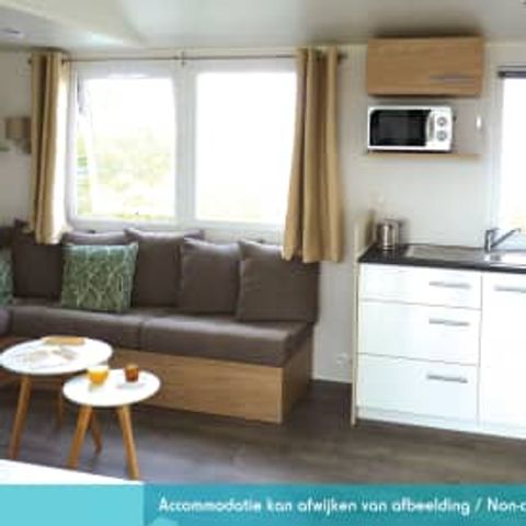 Stacaravan 4 personen - Elégance 2 slaapkamers terras (4 personen)