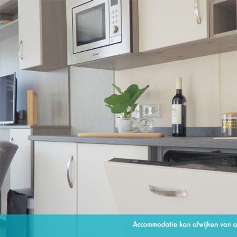 Stacaravan 6 personen - Chalet groot 3 slaapkamers met terras (6 personen)