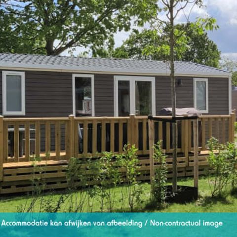 Stacaravan 4 personen - Excellence 2 slaapkamers (4 pers) terras