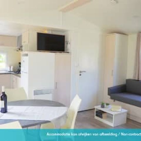 Stacaravan 4 personen - Elégance 2 slaapkamers (4 pers) terras