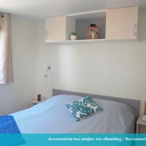 Stacaravan 4 personen - Stacaravan Elégance 2 slaapkamers terras