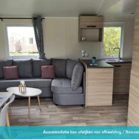 Stacaravan 6 personen - Stacaravan Excellence 3 slaapkamers terras