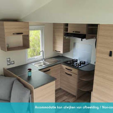 Stacaravan 6 personen - Stacaravan Excellence 3 slaapkamers terras
