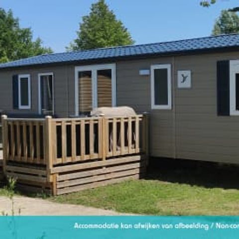 Stacaravan 6 personen - Stacaravan Excellence 3 slaapkamers terras