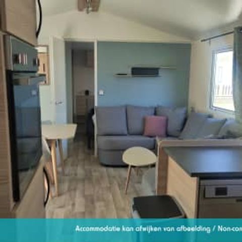 Stacaravan 6 personen - Stacaravan Excellence 3 slaapkamers terras