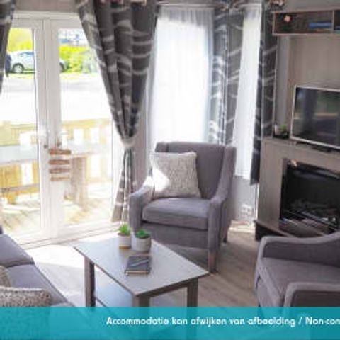 Stacaravan 6 personen - Chalet groot 3 slaapkamers met terras (6 personen)