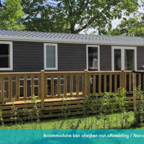 Stacaravan 4 personen - Excellence 2 slaapkamers (4 pers) terras