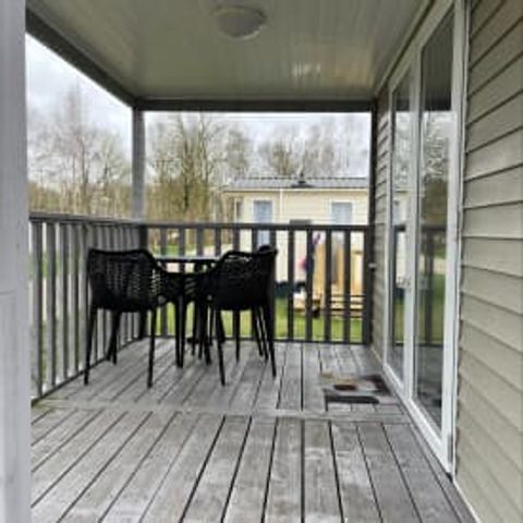 Stacaravan 4 personen - Stacaravan Esprit 2 slaapkamers met terras