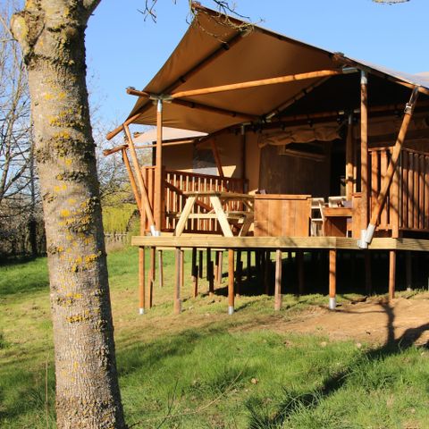 Safaritent 5 personen - Lodge Privilège Nature - 2 slaapkamers