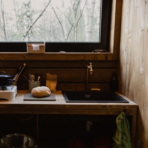 UNIEKE ACCOMMODATIE 3 personen - Tiny house Comfort sweet met hottub