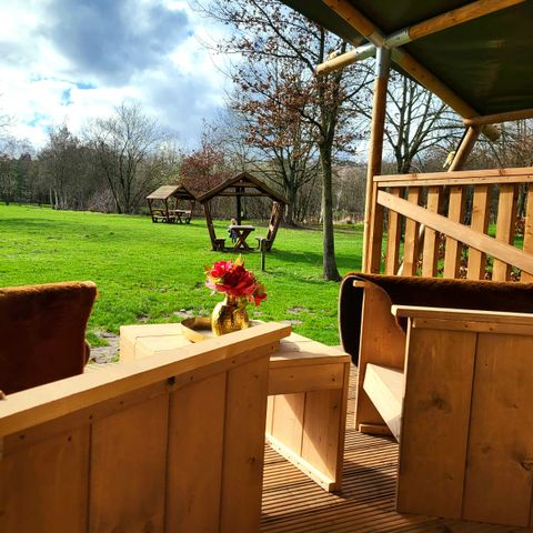 Safaritent 4 personen - Lake Lodge incl. sanitair