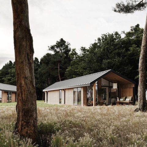 Lodge 6 personen - Nature met Panorama Sauna