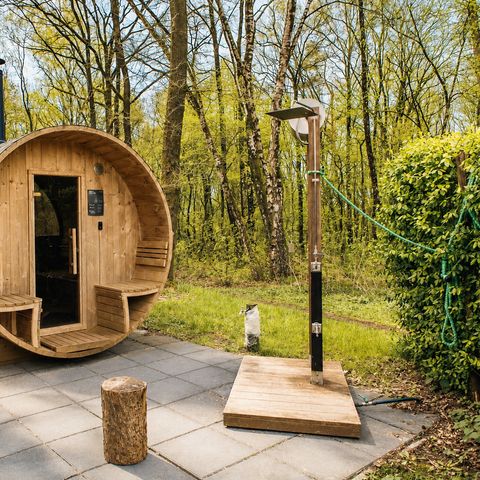 Lodge 6 personen - Nature met Panorama Sauna