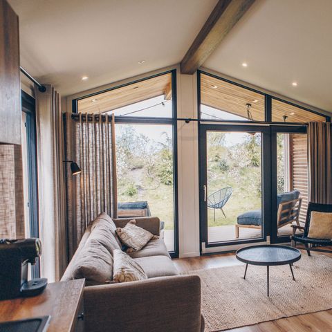 Lodge 6 personen - Nature met Panorama Sauna