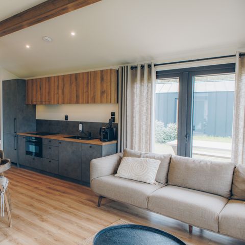Lodge 6 personen - Nature met Panorama Sauna