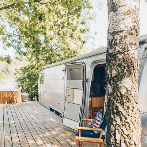 Accommodatie 2 personen - Airstream met hottub