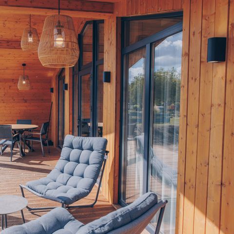 Lodge 4 personen - Beach View Scandi met hottub