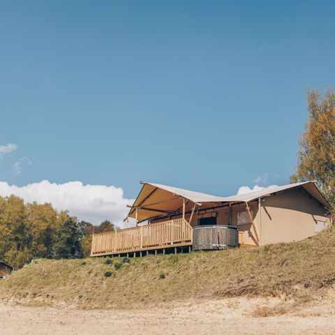 Lodge 6 personen - Glamfield Premium met hottub