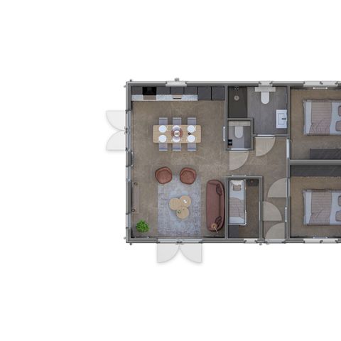 Bungalow 4 personen - Heidehoeve