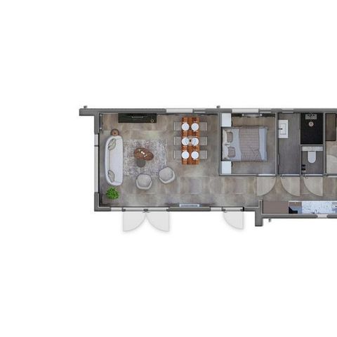 Bungalow 6 personen - Bosvlucht Wellness (Hottub)