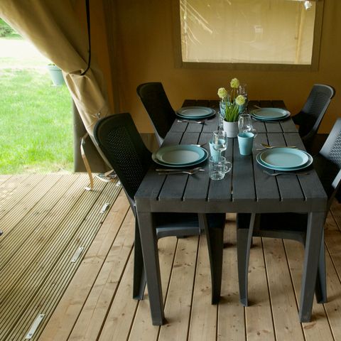 Safaritent 6 personen - Mini Camping Drentse Monden - Safaritent 6 personen