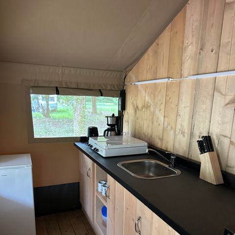 Safaritent 4 personen - incl. sanitair