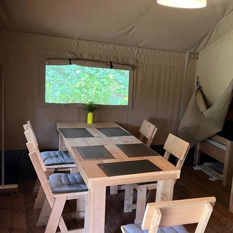 Safaritent 5 personen - incl. toilet