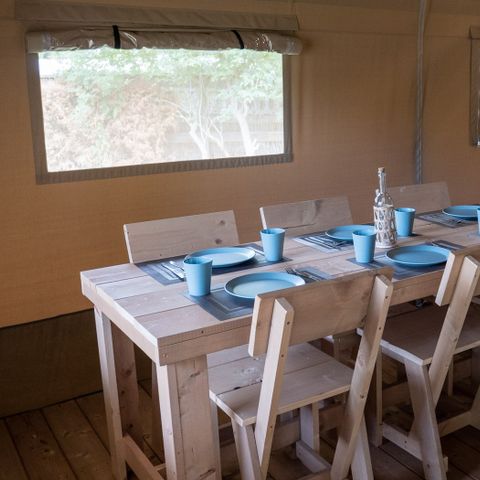 Safaritent 6 personen - met uitzicht