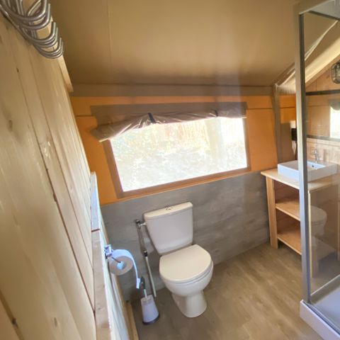 Safaritent 4 personen - incl. sanitair