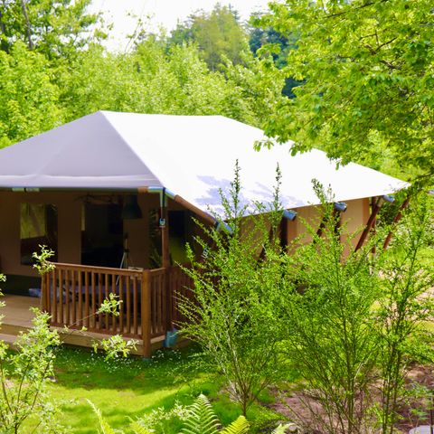 Safaritent 6 personen - incl. sanitair