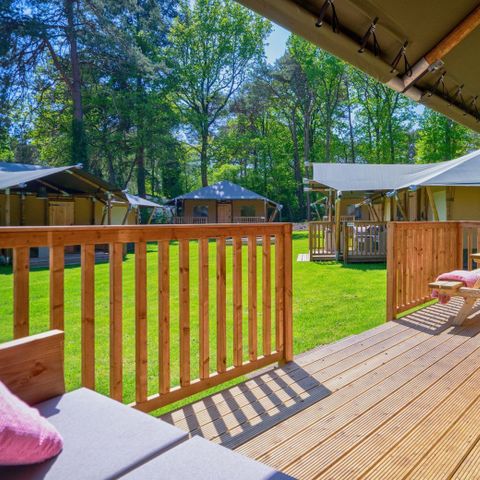 Safaritent 6 personen - incl. sanitair