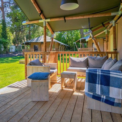 Safaritent 7 personen - incl. sanitair