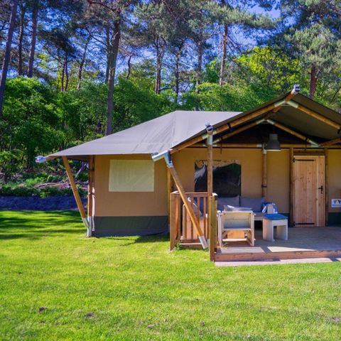 Safaritent 7 personen - incl. sanitair