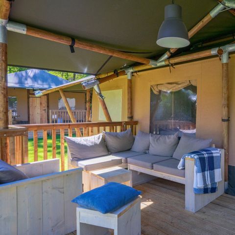 Safaritent 7 personen - incl sanitair