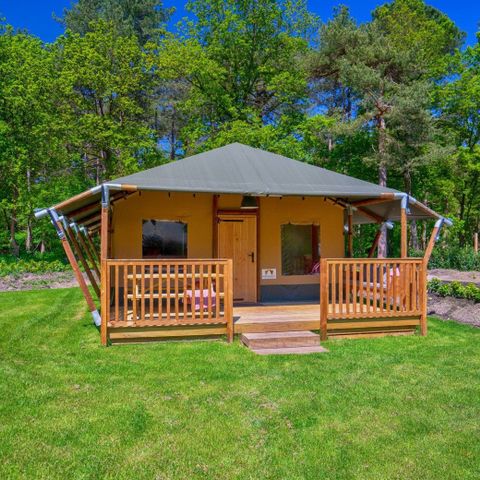 Safaritent 6 personen - incl sanitair