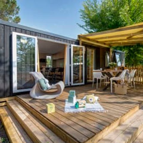 Stacaravan 6 personen - Cottage Cocoon 6p 3bed 2bad Clim Premium
