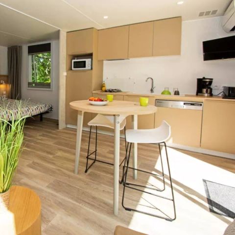 Stacaravan 2 personen - Cottage Evasion 2 Kamers Airconditioning Privé Spa