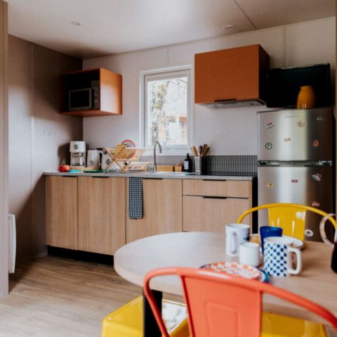 Stacaravan 5 personen - Comfort - 2 slaapkamers