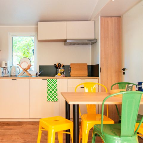Stacaravan 7 personen - Comfort 3 slaapkamers