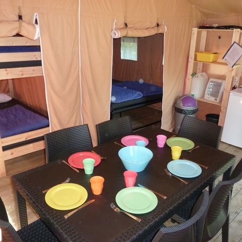 Safaritent 6 personen - Veld