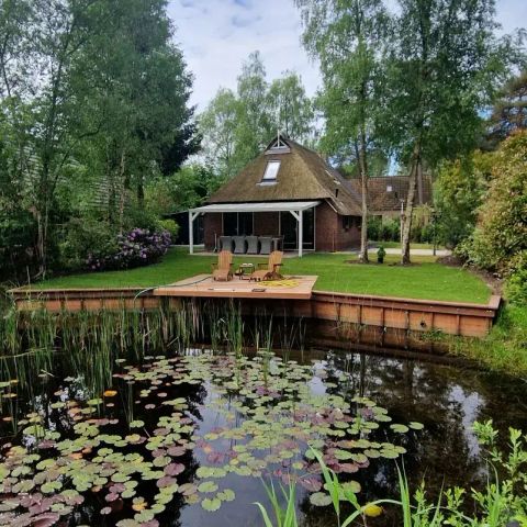 Bungalow 6 personen - Stuifzand Wellness Outdoor Bungalow Deluxe met Bedstee | 6+2 personen