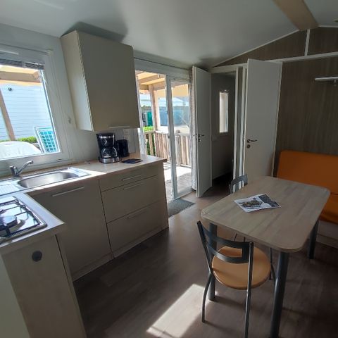 Stacaravan 4 personen - Confort - 2 kamers - 27m² - Frankrijk