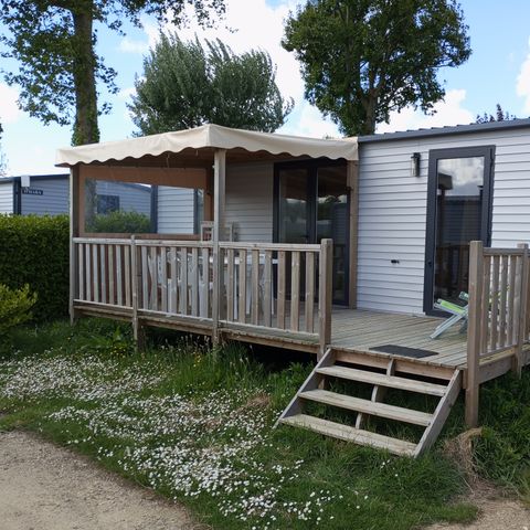 Stacaravan 6 personen - Prestige Plus - 2 slaapkamers - 32m² - Frankrijk