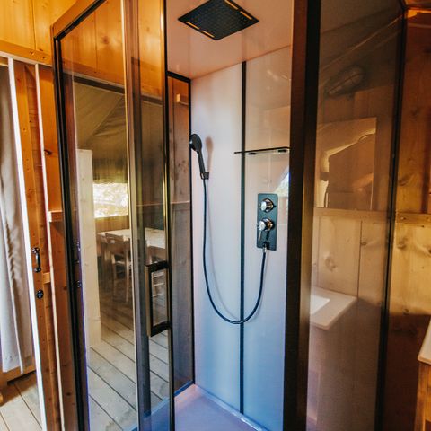 Safaritent 6 personen - incl. sanitair